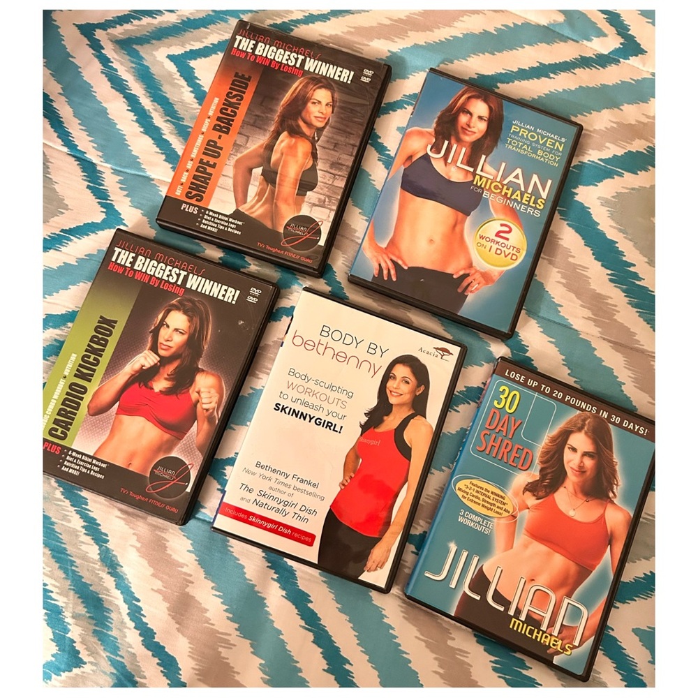 Fitness DVD Collection, set of 5